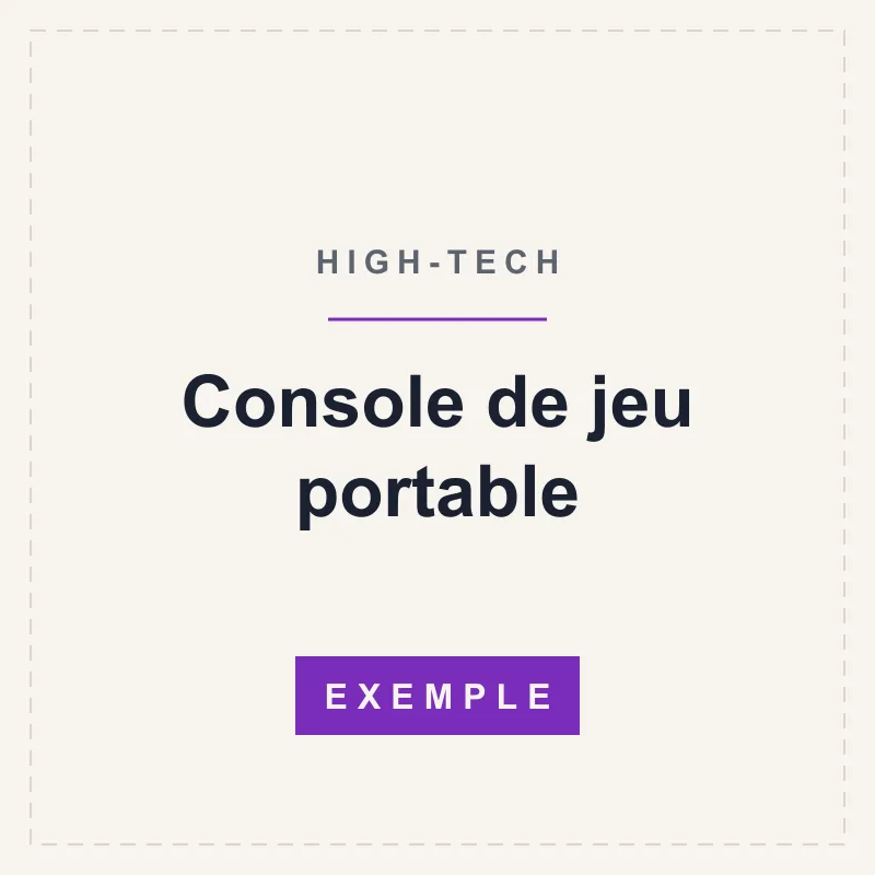Console de jeu portable